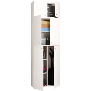 Armoire VCM Lona XXL - Six Compartiments - Blanc - Publicité Armoire VCM Lona XXL - Six Compartiments - Blanc - Publicité