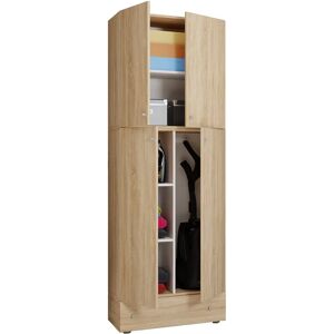 VCM Lona XXL Oppbevaringsskap - Brunt, 200x70x39cm VCM Lona XXL Oppbevaringsskap - Brunt, 200x70x39cm