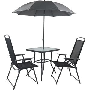 Conjunto de Muebles de Jardín VCM - Acero, Antracita Conjunto de Muebles de Jardín VCM - Acero, Antracita