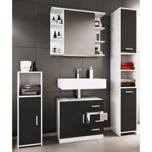 Conjunto de Muebles de Baño VCM Zalo III - Negro Conjunto de Muebles de Baño VCM Zalo III - Negro