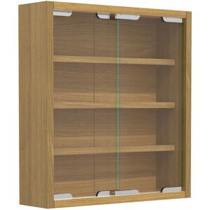 VCM Agisa S Wandvitrine - Glastüren, Zeitloses Design, 3 Einlegeböden VCM Agisa S Wandvitrine - Glastüren, Zeitloses Design, 3 Einlegeböden