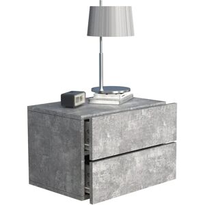 VCM Table de nuit Étagère murale Beton-Grau - Sideboards - Publicité VCM Table de nuit Étagère murale Beton-Grau - Sideboards - Publicité