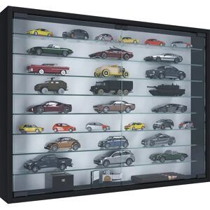 VCM Mandosa XXL Wandvitrine - Sicherheitsglas, Schwarz VCM Mandosa XXL Wandvitrine - Sicherheitsglas, Schwarz