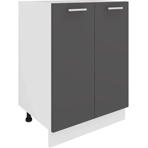 VCM Kjøkkenskap 60cm Svart-Hvitt - Kjøkkenskap VCM Kjøkkenskap 60cm Svart-Hvitt - Kjøkkenskap