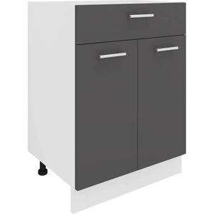 VCM Esilo Kjøkkenskap - Hvit/Antrasitt - 2 Dører/1 Skuff VCM Esilo Kjøkkenskap - Hvit/Antrasitt - 2 Dører/1 Skuff