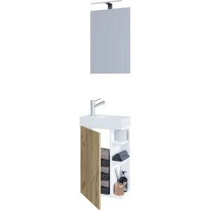 Conjunto de baño VCM Lumia 3 piezas - Lavabo y Espejo Conjunto de baño VCM Lumia 3 piezas - Lavabo y Espejo