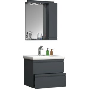 Conjunto de Muebles de Baño VCM Silora - Antracita Conjunto de Muebles de Baño VCM Silora - Antracita