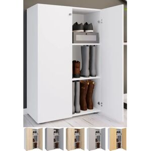 VCM Lona XL 3 Skoskab - Stor, Hvit, Justerbare Hyller VCM Lona XL 3 Skoskab - Stor, Hvit, Justerbare Hyller