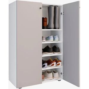 Ebuy24 Hvid Skoeskab - 2 Døre, 70x39x110 cm - Skoeskab Ebuy24 Hvid Skoeskab - 2 Døre, 70x39x110 cm - Skoeskab