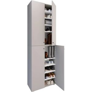 VCM Lona XL Kengätkaappi - Puu, Harmaa VCM Lona XL Kengätkaappi - Puu, Harmaa