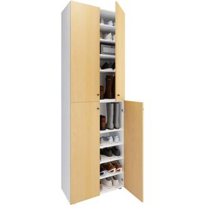 VCM Valkoinen/Tammi Lona XL Jalkalaukku - 10 lokeroita VCM Valkoinen/Tammi Lona XL Jalkalaukku - 10 lokeroita