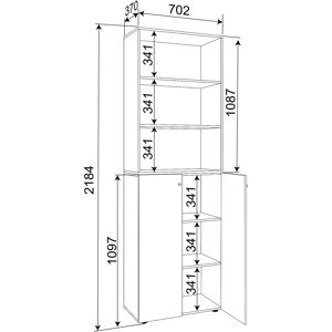 VCM Lona XL Jalkalaukku - 6 Lokeroa VCM Lona XL Jalkalaukku - 6 Lokeroa
