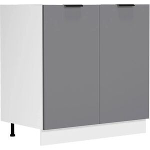 Gabinete de Cocina VCM Fasola - Blanco / Anthracita - 82cm Gabinete de Cocina VCM Fasola - Blanco / Anthracita - 82cm