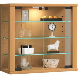 Armoire Murale Vitrosa S - Verre, Bois, 40x43x18cm - Publicité Armoire Murale Vitrosa S - Verre, Bois, 40x43x18cm - Publicité