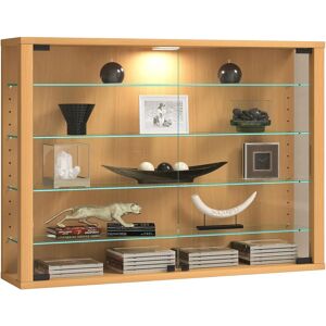 VCM Beige Wall Cabinet - Glass & Wood - 60x83x18cm VCM Beige Wall Cabinet - Glass & Wood - 60x83x18cm
