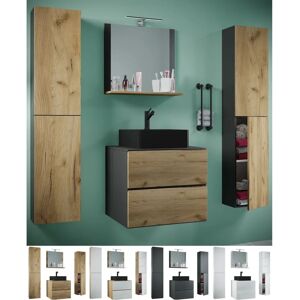 Conjunto de muebles de baño VCM 5 piezas - Blanco, 60cm Conjunto de muebles de baño VCM 5 piezas - Blanco, 60cm