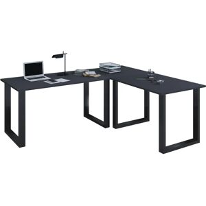 Bureau Lona VCM my office - Anthracite, Rectangulaire, 160x50 cm - Publicité Bureau Lona VCM my office - Anthracite, Rectangulaire, 160x50 cm - Publicité