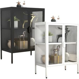 Vitrina Floka Homeroom - Negro - Acero - Cristal Vitrina Floka Homeroom - Negro - Acero - Cristal
