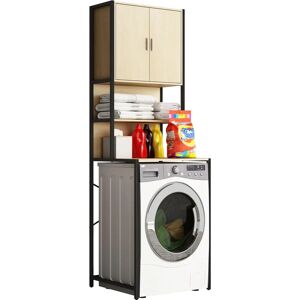 VCM Edino Waschmaschinen Schrank - 3 Regale - 64cm B VCM Edino Waschmaschinen Schrank - 3 Regale - 64cm B