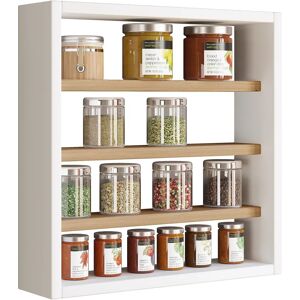 Estante de Pared VCM con Cuatro Compartimentos - Almacenamiento Práctico Estante de Pared VCM con Cuatro Compartimentos - Almacenamiento Práctico