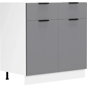 VCM Fasola Kjøkkenskap - Hvit / Antrasitt, 82cm høy VCM Fasola Kjøkkenskap - Hvit / Antrasitt, 82cm høy