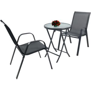 VCM Sonlas Gartentisch + Balkontisch - Platzsparend, Leicht, 3-tlg VCM Sonlas Gartentisch + Balkontisch - Platzsparend, Leicht, 3-tlg