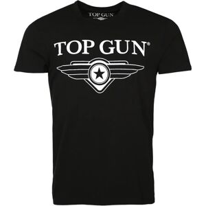 Top Gun Bewolkte T-Shirt TG20191006 - Heren - 3XL - zwart Top Gun Bewolkte T-Shirt TG20191006 - Heren - 3XL - zwart