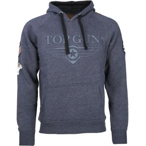 TOP GUN Model TG20191025 Donkerblauwe Hoodie - Hoodie TOP GUN Model TG20191025 Donkerblauwe Hoodie - Hoodie