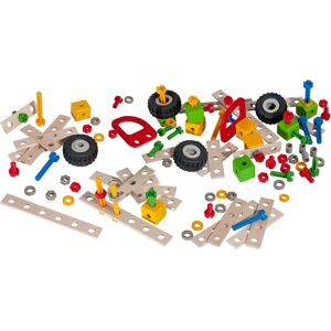 Eichhorn 111-teiliges Holzbau-Set - Mehrfarben Eichhorn 111-teiliges Holzbau-Set - Mehrfarben