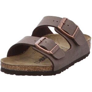 Birkenstock Arizona Crianças Birko-Flor Nubuck - mocha (estreito) Birkenstock Arizona Crianças Birko-Flor Nubuck - mocha (estreito)