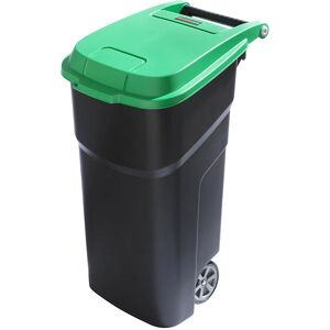 Rothopro Lixeira Verde com Fecho de Segurança - Contêiner de Resíduos Rothopro Lixeira Verde com Fecho de Segurança - Contêiner de Resíduos
