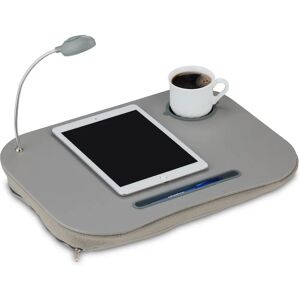 Relaxdays Laptop Lap Desk with LED Light and Mug Holder - Laptop Lap Desk with LED Light and Mug Holder Relaxdays Laptop Lap Desk with LED Light and Mug Holder - Laptop Lap Desk with LED Light and Mug Holder