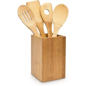 Relaxdays Bamboo Kitchen Utensils Set - 5 Pcs, 30cm Relaxdays Bamboo Kitchen Utensils Set - 5 Pcs, 30cm