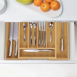 Relaxdays Bamboo Drawer Organizer - Adjustable, 5-7 Compartments Relaxdays Bamboo Drawer Organizer - Adjustable, 5-7 Compartments