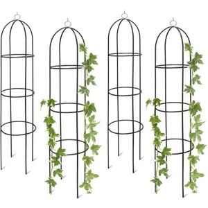 Relaxdays 190cm Garden Obelisk Support - Supports Climbing Plants Relaxdays 190cm Garden Obelisk Support - Supports Climbing Plants