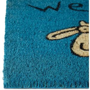 Relaxdays - Sheep Coconut Fiber Doormat - Blue - Door Mat Relaxdays - Sheep Coconut Fiber Doormat - Blue - Door Mat