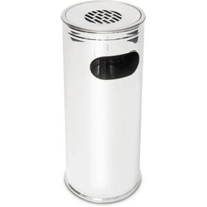 Cendrier extérieur en acier inoxydable Relaxdays avec bac de 43L - 75cm - Publicité Cendrier extérieur en acier inoxydable Relaxdays avec bac de 43L - 75cm - Publicité