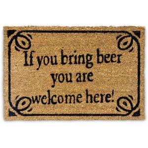 Relaxdays Doormat - Eco-Friendly Coconut Fibers Rectangular Brown Relaxdays Doormat - Eco-Friendly Coconut Fibers Rectangular Brown