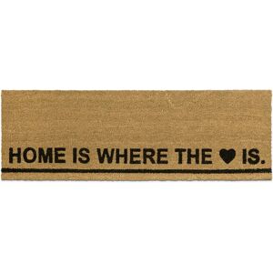 Relaxdays Felpudo de Fibra de Coco Rectangular - Grande Interior/Exterior Relaxdays Felpudo de Fibra de Coco Rectangular - Grande Interior/Exterior