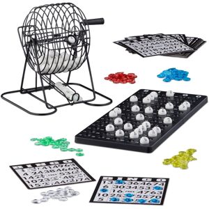 Relaxdays Metal Bingo Game - Compact Family Fun Relaxdays Metal Bingo Game - Compact Family Fun