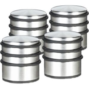 RELAXDAYS Stainless Steel Door Stopper - Extra Tall, Anti-slip, Silver RELAXDAYS Stainless Steel Door Stopper - Extra Tall, Anti-slip, Silver