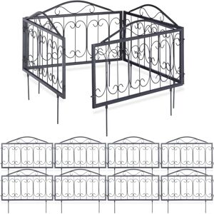 Relaxdays Garden Fence Panels - Vintage, 12 pcs, 34.5x56.5 cm Relaxdays Garden Fence Panels - Vintage, 12 pcs, 34.5x56.5 cm