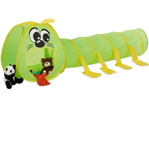 Relaxdays Play Tunnel - Soft Polyester, Pop-up, Indoor/Outdoor - 75x240x72cm Relaxdays Play Tunnel - Soft Polyester, Pop-up, Indoor/Outdoor - 75x240x72cm