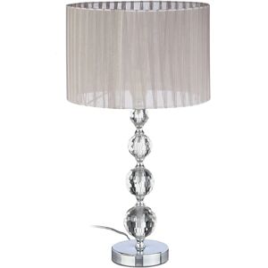 Relaxdays Lampe de Table en Métal et Cristal - Décorative Relaxdays Lampe de Table en Métal et Cristal - Décorative