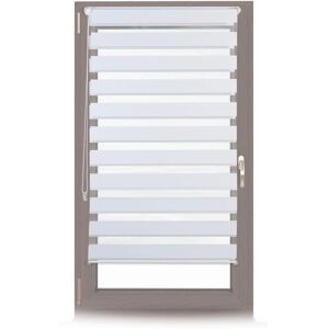 Relaxdays Double Roller Blind Clamp-Fix Window Blinds Adjustable Fabric Shades - Window Blinds Relaxdays Double Roller Blind Clamp-Fix Window Blinds Adjustable Fabric Shades - Window Blinds