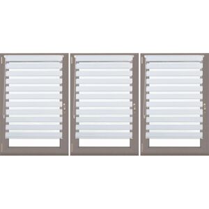 Relaxdays White Adjustable Fabric Window Shades Set of 3 - Window Blinds Relaxdays White Adjustable Fabric Window Shades Set of 3 - Window Blinds