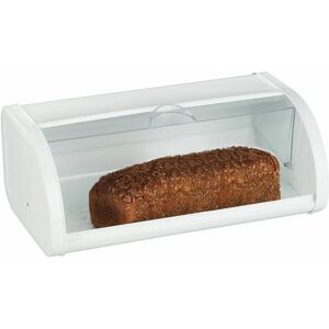 Relaxdays Panera - Grande, Blanca, Tapa Transparente - Almacenamiento de Pan Relaxdays Panera - Grande, Blanca, Tapa Transparente - Almacenamiento de Pan