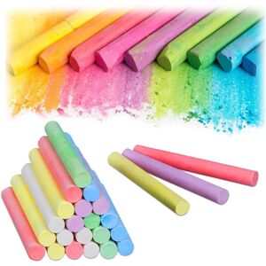 RELAXDAYS Set of 24 Rainbow Chalk Pastels - Chalk Pastels for Kids & Teachers RELAXDAYS Set of 24 Rainbow Chalk Pastels - Chalk Pastels for Kids & Teachers