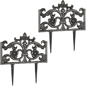Relaxdays - Garden Border in Bronze - Set of 2 Relaxdays - Garden Border in Bronze - Set of 2