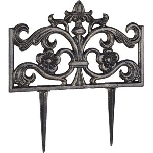 Relaxdays - Pack of 8 Bronze Garden Borders - Garden Edge Relaxdays - Pack of 8 Bronze Garden Borders - Garden Edge